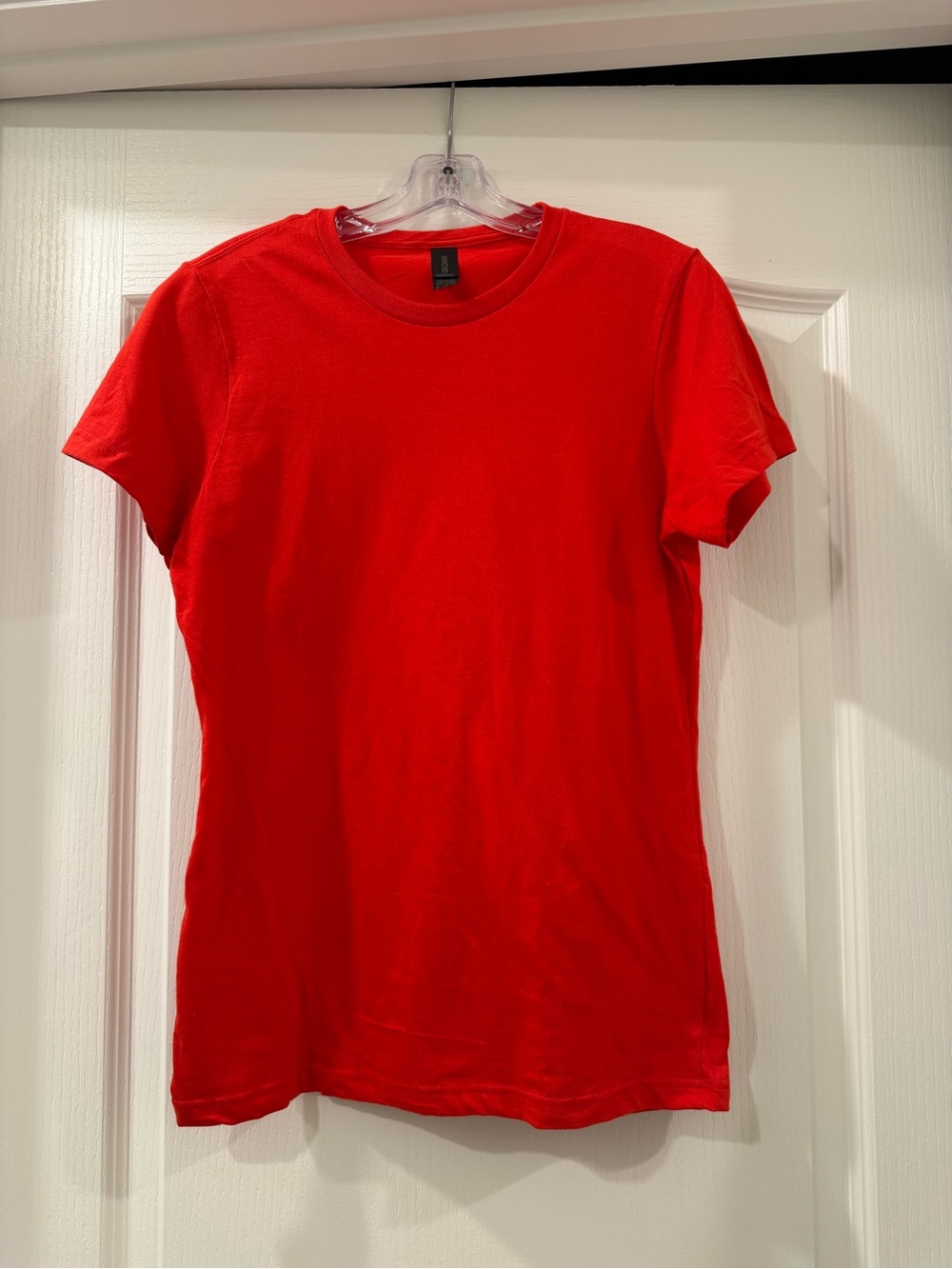 Classic Red Crew Neck Women's Tee - Size M